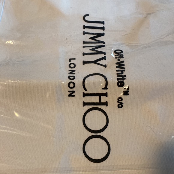New Jimmy choo off white collab reusable tote bag - Picture 3 of 5
